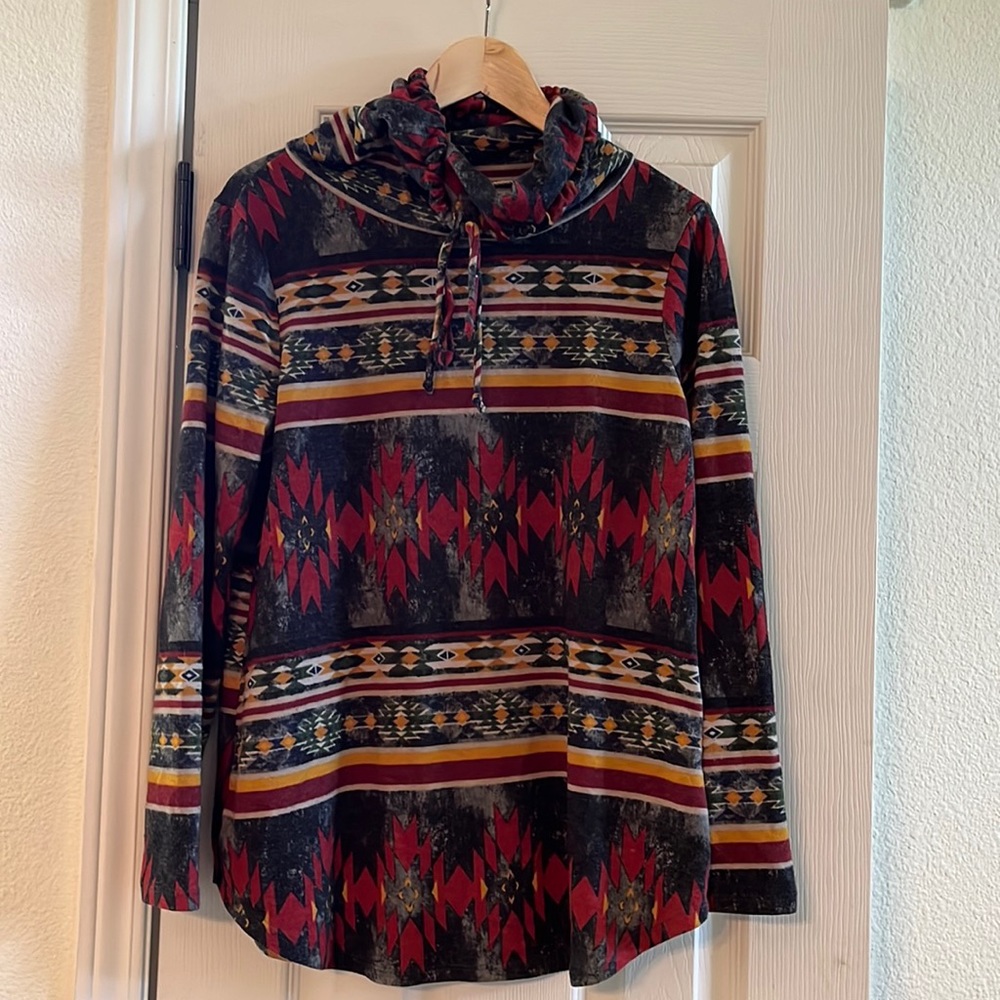Cowl neck top